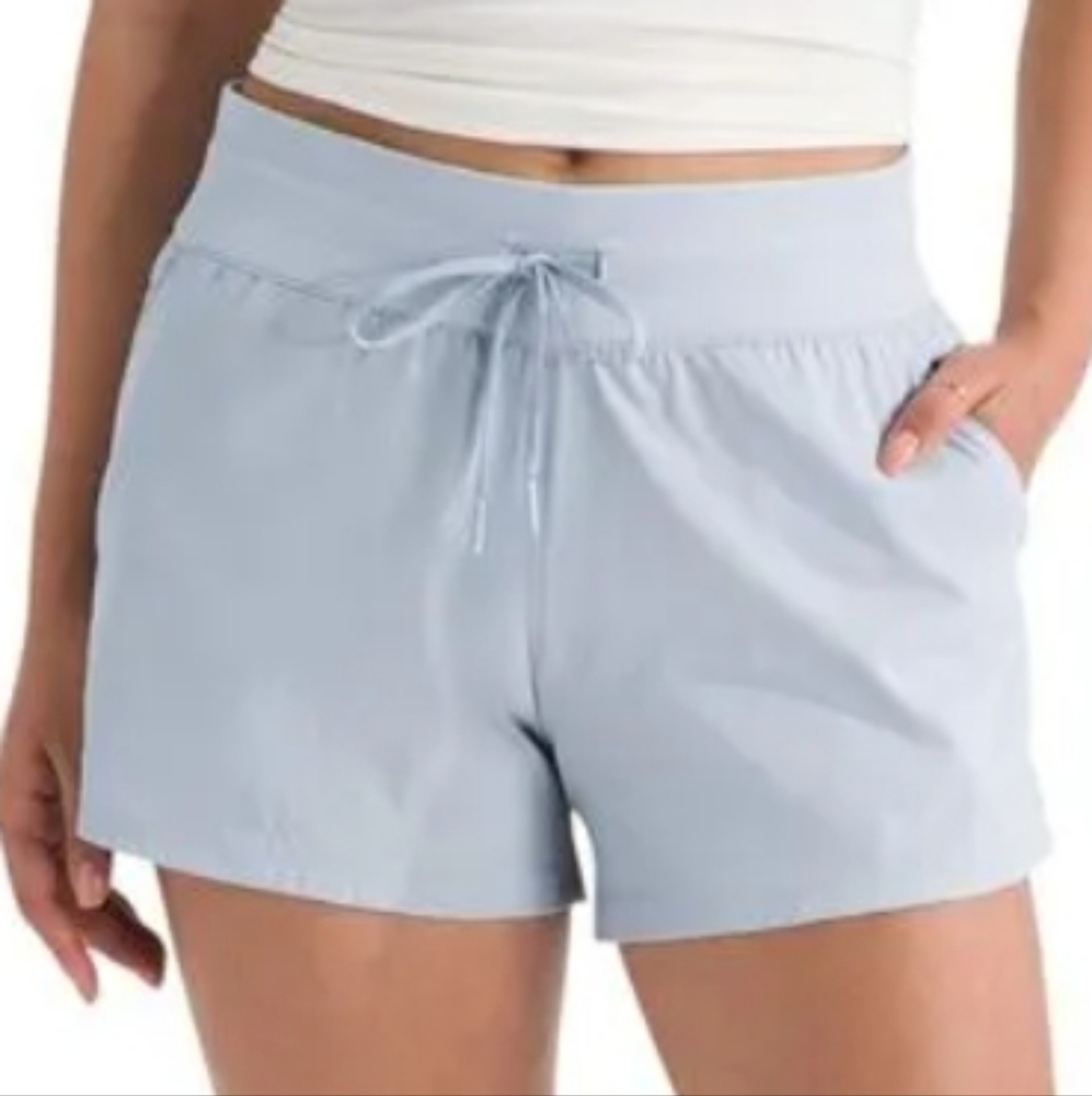 The North Face Women's Light Blue Athletic Shorts
